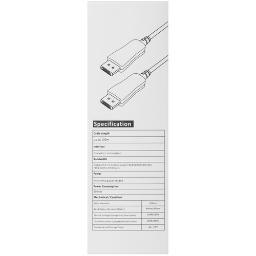 Купить Кабель однонаправленный iOpen DisplayPort - DisplayPort, 10 м  5471581. Характеристики, отзывы и цены в Донецке