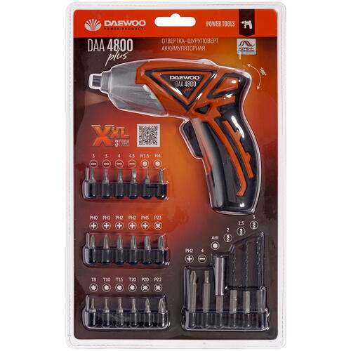 Купить Аккумуляторная отвертка DAEWOO DAА 4800 Plus  8168374. Характеристики, отзывы и цены в Донецке