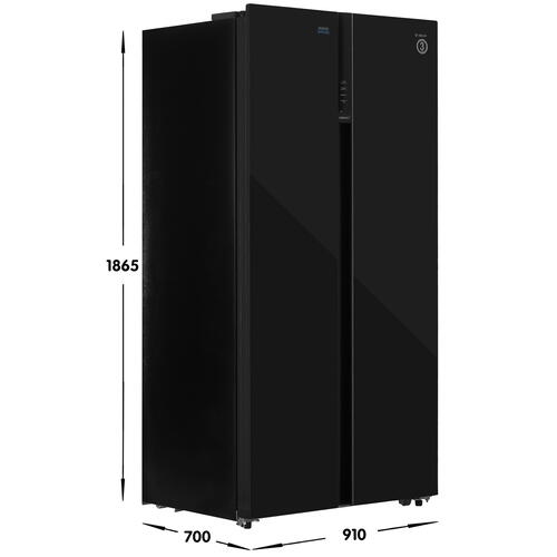 Купить Холодильник Side by Side   DEXP SBS4-59AKA черный  5400702. Характеристики, отзывы и цены в Донецке