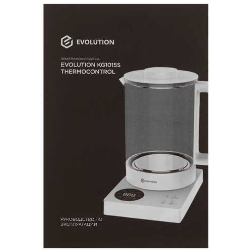 Купить Электрочайник Evolution KG1015S THERMOCONTROL белый  9990012. Характеристики, отзывы и цены в Донецке