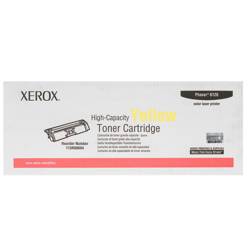 Купить Картридж лазерный Xerox 113R00694 желтый, с чипом  1900405. Характеристики, отзывы и цены в Донецке