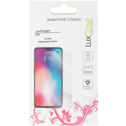 Купить Защитное гибридное стекло LuxCase для экрана Doogee S30  4814193. Характеристики, отзывы и цены в Донецке