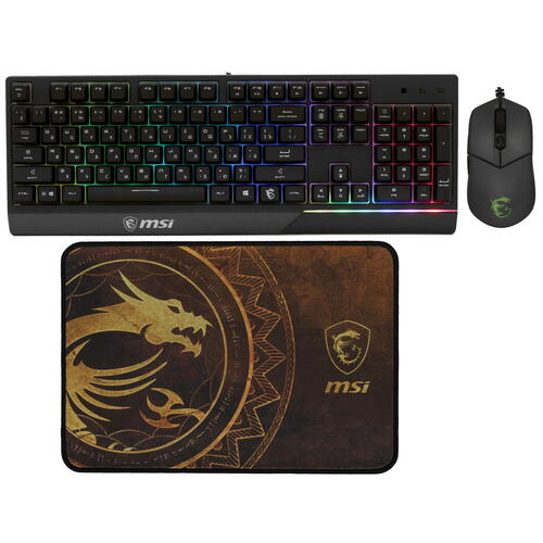 Купить Игровой набор MSI VIGOR GK30 Bundle черный  5089222. Характеристики, отзывы и цены в Донецке