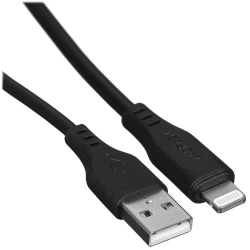 Купить Кабель круглый ACEFAST Lightning 8-pin MFI - USB 2.0 Type-A черный 1.2 м  5415398. Характеристики, отзывы и цены в Донецке
