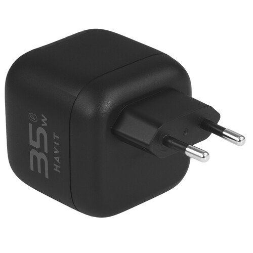 Купить Сетевое зарядное устройство Havit UC250A черный  5625386. Характеристики, отзывы и цены в Донецке