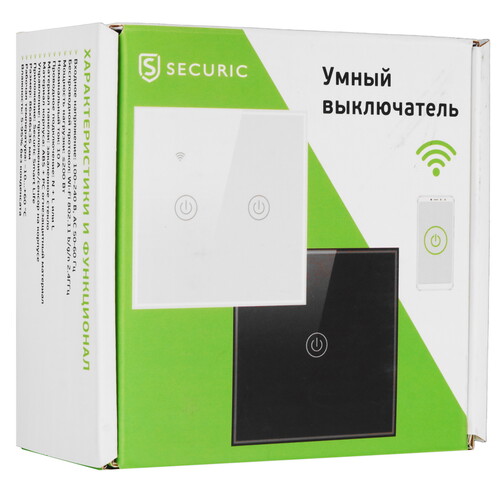 Купить Умный выключатель Securic SEC-HV-801W  9098348. Характеристики, отзывы и цены в Донецке