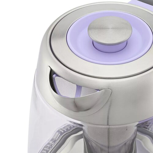 Купить Электрочайник Kitfort КТ-6624 фиолетовый  9047210. Характеристики, отзывы и цены в Донецке