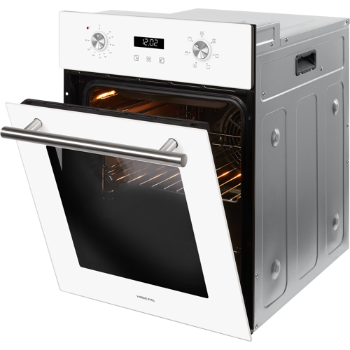 Купить Электрический духовой шкаф HIBERG VM 4260 W белый  9021337. Характеристики, отзывы и цены в Донецке