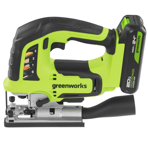 Купить Электрический лобзик Greenworks GD24JS120  9305508. Характеристики, отзывы и цены в Донецке