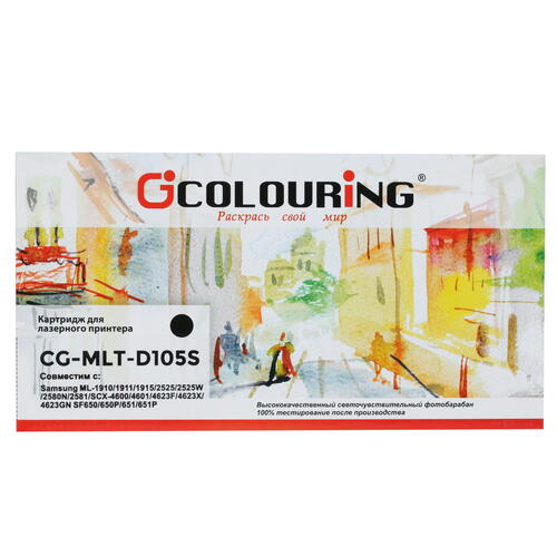 Купить Картридж лазерный Colouring/Profiline MLT-D105S черный, с чипом  0129845. Характеристики, отзывы и цены в Донецке