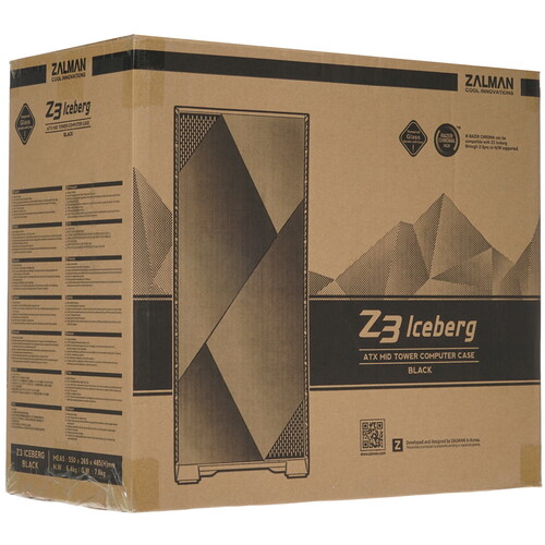 Купить Корпус ZALMAN Z3 Iceberg  4738211. Характеристики, отзывы и цены в Донецке