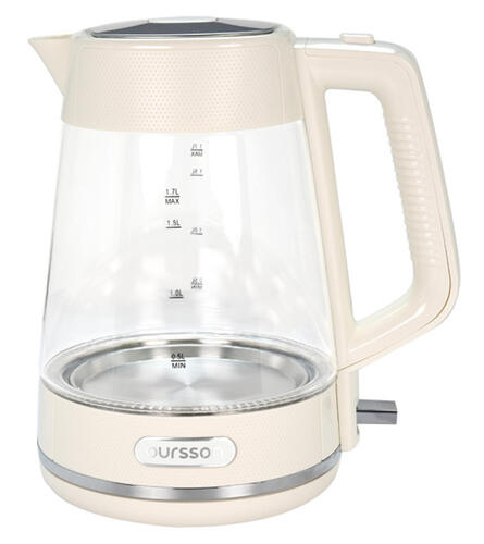 Купить Электрочайник Oursson KE1747G/IV бежевый  9081580. Характеристики, отзывы и цены в Донецке