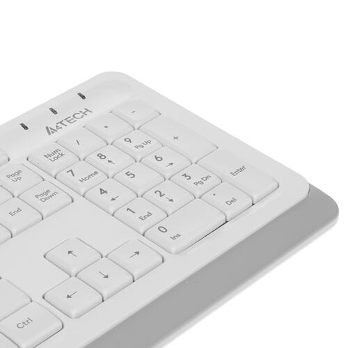 Купить Клавиатура+мышь беспроводная   A4Tech Fstyler FG1010 белый  1395914. Характеристики, отзывы и цены в Донецке