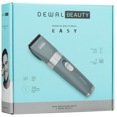 Купить Машинка для стрижки Dewal Beauty Easy серый/серебристый  9094692. Характеристики, отзывы и цены в Донецке
