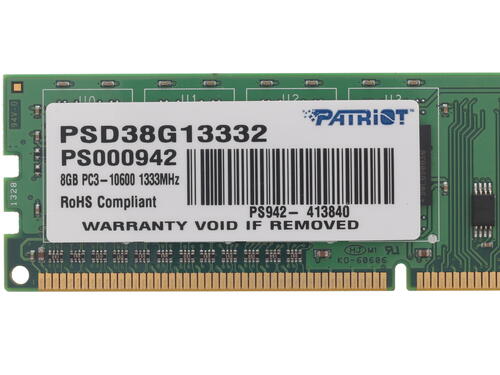 Купить Оперативная память Patriot Signature [PSD38G13332] 8 ГБ  1099701. Характеристики, отзывы и цены в Донецке