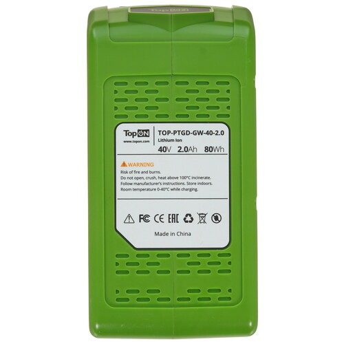 Купить Аккумулятор TopON TOP-PTGD-GW-40-2.0  9002631. Характеристики, отзывы и цены в Донецке