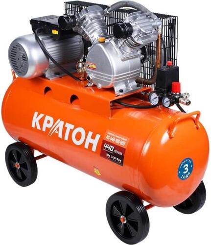 Купить Компрессор поршневой масляный Кратон AC-440-100-BDV  9024850. Характеристики, отзывы и цены в Донецке
