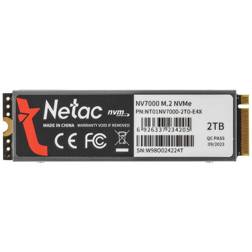 Купить 2000 ГБ M.2 NVMe накопитель Netac NV7000 [NT01NV7000-2T0-E4X]  9908357. Характеристики, отзывы и цены в Донецке
