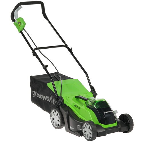 Купить Газонокосилка аккумуляторная GreenWorks G40LM35K2 40V  1123906. Характеристики, отзывы и цены в Донецке