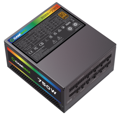 Купить Блок питания GameMax RGB-750 PRO 3.0 [ГС-00007696] черный  9087651. Характеристики, отзывы и цены в Донецке