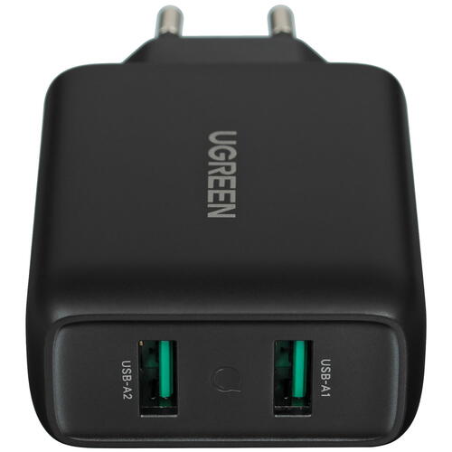 Купить Сетевое зарядное устройство Ugreen CD161 черный  5052693. Характеристики, отзывы и цены в Донецке