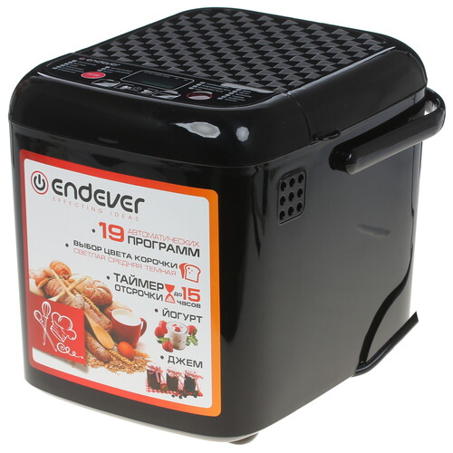 Купить Хлебопечь Endever Skyline MB-59 черный  1170976. Характеристики, отзывы и цены в Донецке