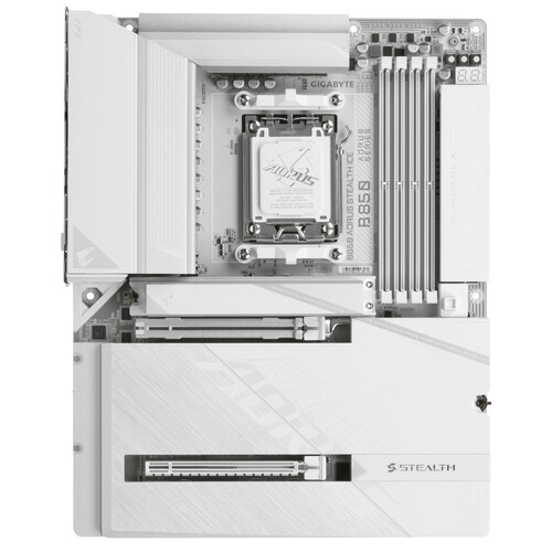 Купить Материнская плата GIGABYTE B850 AORUS STEALTH ICE  5630828. Характеристики, отзывы и цены в Донецке