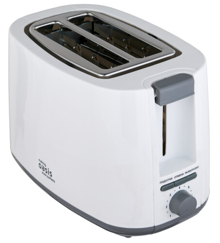 Купить Тостер Oasis TR-3W белый  9135284. Характеристики, отзывы и цены в Донецке