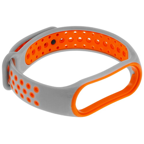 Купить Ремешок Red Line для Xiaomi Smart Band 7 серый/оранжевый  5607863. Характеристики, отзывы и цены в Донецке