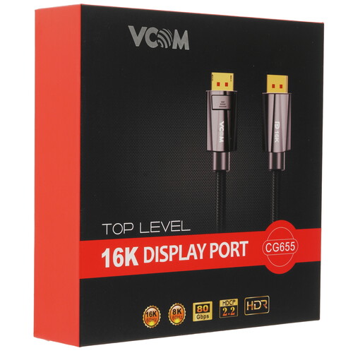 Купить Кабель  VCOM DisplayPort - DisplayPort, 5 м  5630639. Характеристики, отзывы и цены в Донецке