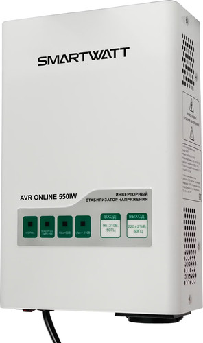 Купить Стабилизатор напряжения SMARTWATT AVR ONLINE 550IW  5663852. Характеристики, отзывы и цены в Донецке