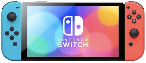 Купить Игровая консоль Nintendo Switch OLED красный, синий  5092360. Характеристики, отзывы и цены в Донецке