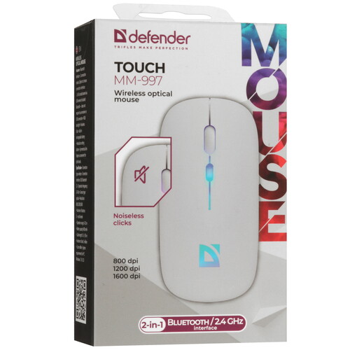 Купить Мышь беспроводная Defender Touch MM-997  9197708. Характеристики, отзывы и цены в Донецке