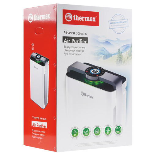 Купить Очиститель воздуха Thermex Vivern 500 Wi-Fi белый  9066636. Характеристики, отзывы и цены в Донецке