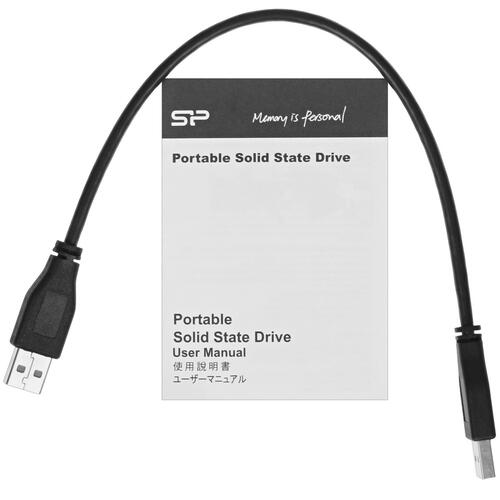 Купить 1000 ГБ Внешний SSD Silicon Power S05 [SP010TBPSDS05SAK]  5431538. Характеристики, отзывы и цены в Донецке