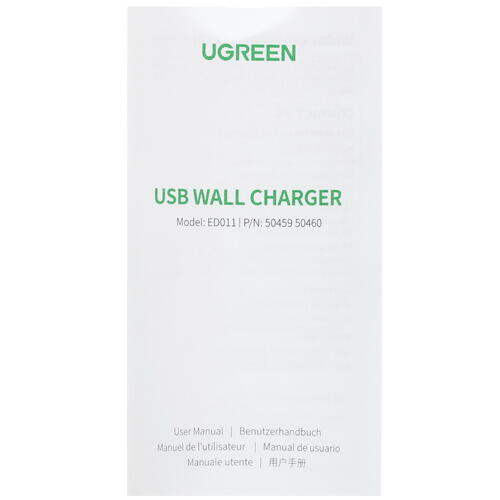 Купить Сетевое зарядное устройство Ugreen ED011 черный  5052691. Характеристики, отзывы и цены в Донецке