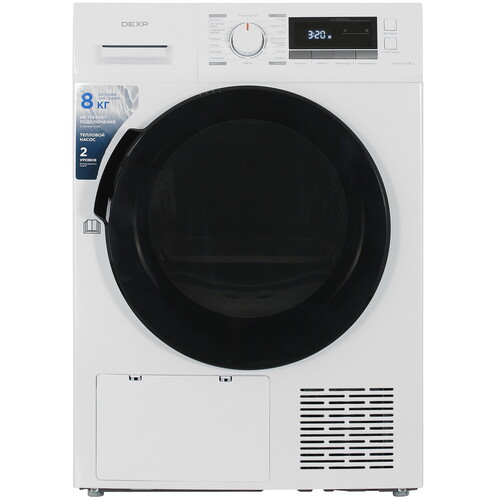 Купить Сушильная машина DEXP DM-F8HDMA/WB белый  9298533. Характеристики, отзывы и цены в Донецке