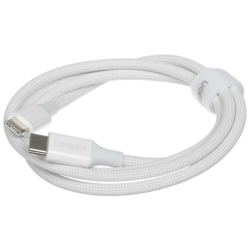 Купить Кабель круглый Ugreen USB Type-C - USB Type-C белый 1 м  9179495. Характеристики, отзывы и цены в Донецке