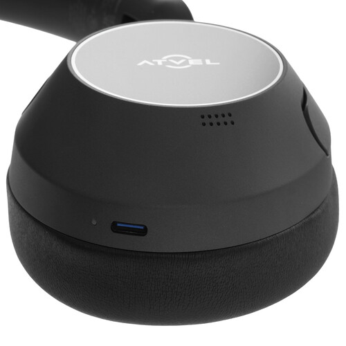 Купить Беспроводные/проводные наушники Atvel Tune Pro Q7 черный 2025  9246009. Характеристики, отзывы и цены в Донецке