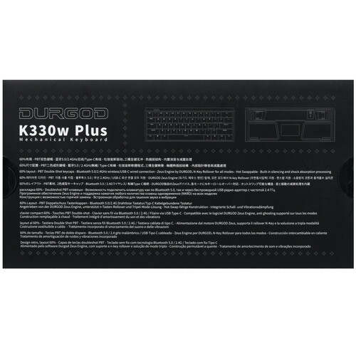 Купить Клавиатура  проводная + беспроводная Durgod K330w Plus Mint  5449870. Характеристики, отзывы и цены в Донецке