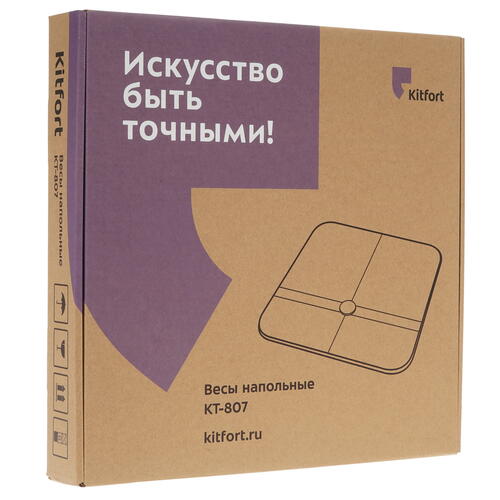 Купить Весы Kitfort КТ-807 черный  8197293. Характеристики, отзывы и цены в Донецке