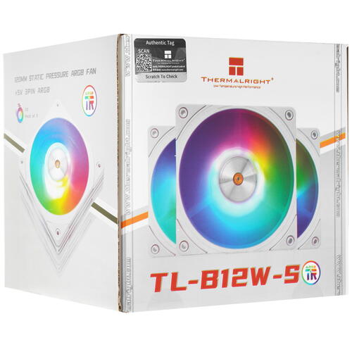 Купить Комплект вентиляторов Thermalright TL-B12W-S x3  9119791. Характеристики, отзывы и цены в Донецке