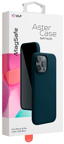 Купить Накладка  VLP Aster Case with MagSafe для Apple iPhone 16 Pro синий  5487007. Характеристики, отзывы и цены в Донецке