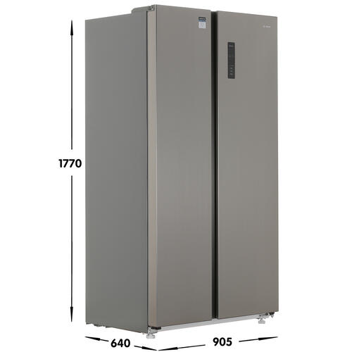 Купить Холодильник Side by Side   DEXP SBS4-53AMG серебристый  5098034. Характеристики, отзывы и цены в Донецке