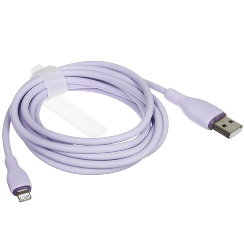 Купить Кабель круглый Baseus Lightning 8-pin - USB 2.0 Type-A фиолетовый 2 м  9260745. Характеристики, отзывы и цены в Донецке