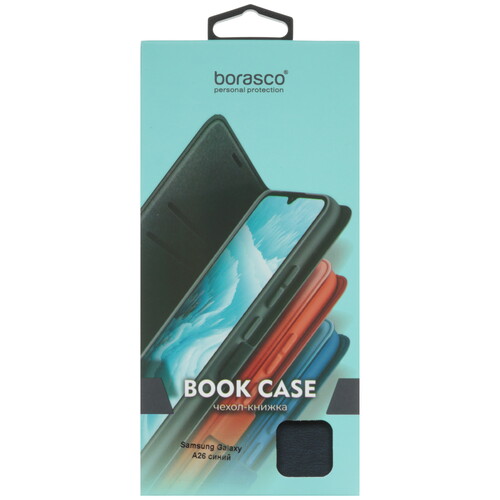 Купить Чехол-книжка  BoraSCO Book Case для Samsung Galaxy A26 синий  5618556. Характеристики, отзывы и цены в Донецке