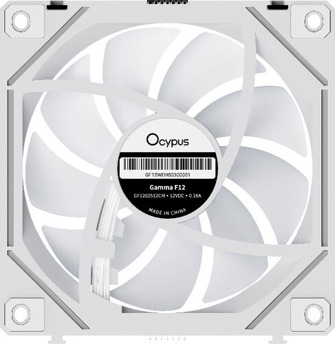 Купить Комплект реверсных вентиляторов Ocypus Gamma F12 UNI WH ARGB Reverse Blade 3 IN 1 [Gamma-F12-WH3AM01U-GL] белый  5628523. Характеристики, отзывы и цены в Донецке
