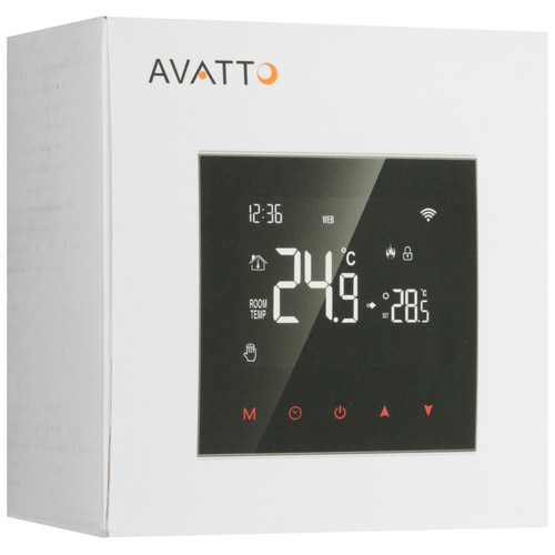 Купить Умный терморегулятор AVATTO ZWT100-16A  5633994. Характеристики, отзывы и цены в Донецке