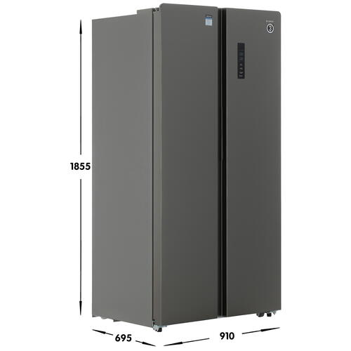 Купить Холодильник Side by Side   DEXP SBS4-60AKA серебристый  5428841. Характеристики, отзывы и цены в Донецке