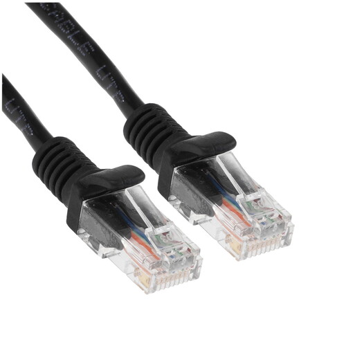 Купить Патч-корд Cablexpert PP12-0.5M/BK  9154474. Характеристики, отзывы и цены в Донецке